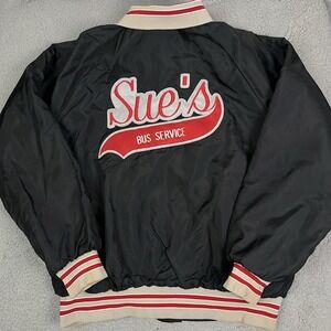 Vintage Sue's Bus Service Jacket Transportation Coat‎ Size XL